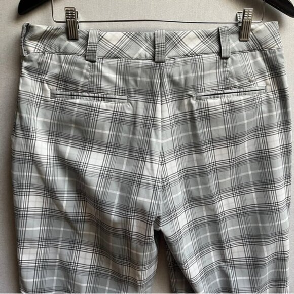 Nike Golf Tour Performance Dri Fit plaid pants Sz 8 - Picture 4 of 13